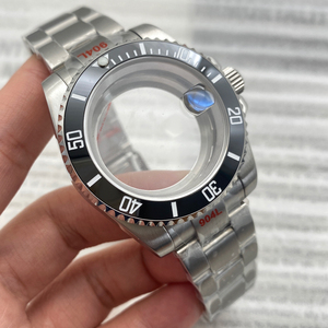 Pièces de montre de luxe personnalisées, accessoires pour montres, 40 mm, acier inoxydable 316l, mouvement NH35 NH36 8215 <span class=keywords><strong>ETA</strong></span> <span class=keywords><strong>2824</strong></span>, verre saphir, boîtier de montre - Product Image 3