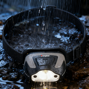Lampe frontale <span class=keywords><strong>LED</strong></span> rechargeable par USB Songtian, étanche, lampe de poche industrielle pour le camping avec capteur de mouvement, <span class=keywords><strong>bandeau</strong></span> réglable - Product Image 6