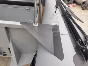 เรือกู้ภัยแบบเป่าลมตัวถังอลูมิเนียม 15 ฟุต 4.5 เมตร 480 PVC Hypalon เรือพายแข็ง - Product Image 5