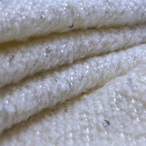 Vải dệt Jacquard len tweed 320GSM thiết kế mới, pha polyester, mềm mại, ấm áp, dùng cho may mặc và đồ gia dụng - Product Image 2