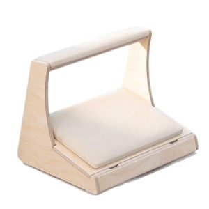 Wooden Footstool <b>With</b> <b>Storage</b> Padded Leg Rest Solid Wood Home <b>Stool</b> Ottoman Scandinavian Modern Design - Product Image 5
