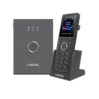 Fanvil LINKVIL Products W710P Station de base du système téléphonique DECT (W710D) et un combiné (W610D).
