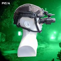 Appareil de vision nocturne monoculaire PVS14 FOM2200+ d'usine, tube intensificateur d'image P43 P45 Mx10160 GEN3, grossissement 1x, portée 1500M