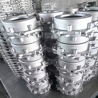 Services de fonderie par gravité de qualité professionnelle, pièces de fonderie en aluminium sur mesure, revêtement en poudre multi-matériaux, OEM/ODM acceptés