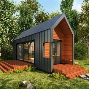 Quacent Luxury Structure Faster Construction Speed SIPs Tiny Wooden House For Two Persons Prefab Villa VIP Prefabricated Home