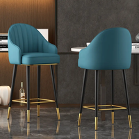 Stuhl Bar Metall Theke Nordic Swivel Moderne Wohn möbel Set Hoch Holz Samt Küche Leder Gold Luxus Hocker Stuhl Bar