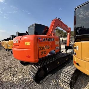 Escavatore Cingolato Usato Originale Giapponese <span class=keywords><strong>Hitachi</strong></span> da 5, 6, 7, 8 Tonnellate, Prodotto in Giappone, Modello ZX70 - Product Image 3