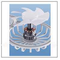 Boneruy P89F support d'ordinateur portable support réglable Ipad ventilateur de refroidissement bureau hauteur augmentation refroidissement pliant support silencieux