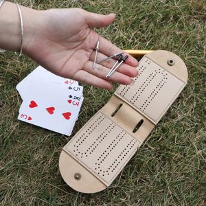 Marcador de Puntos Portátil de Cuero PU para Juegos al Aire Libre, Marcador Manual - Product Image 3