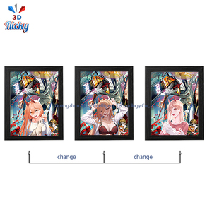 500 Designs Affiches 3D, Affiches Anime 3D, Images Lenticulaires à Effet de Déplacement en Plastique pour Offre Spéciale, Affiches Murales d'Art d'Animation en Gros - Product Image 4