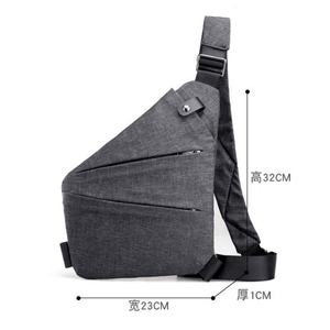 Design Portable Men Fanny Pack <b>Crossbody</b> Chest Bag Waist Packs Bag With Adjustable <b>Strap</b> - Product Image 2