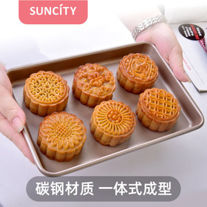Bakeware Set 6 Piece Non Stick Carbon Steel Cake Bread Pizza Molds Oven Safe Home Use - Product Image 5