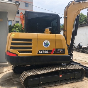 Excavadora Usada Sany SY60C Pro de 6 Toneladas, Original, Fabricada en China, en Shanghái, en Buen Estado - Product Image 1