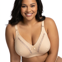 Soutien-gorge Grande Taille Personnalisé avec Logo, Couverture Complète, Sans Armature, Bretelles Larges, Soutien Ferme et Liftant, Doux pour la Peau