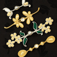 Handgefertigte gelbe chinesische Froschknöpfe mit Perlen, dekorativer Knotenverschluss für Qipao, Cheongsam, Hanfu, Tang-Anzug, zum Aufnähen als Zierknöpfe