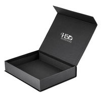 Boîte magnétique rigide en carton recyclable sur mesure, doublée de velours, coins arrondis, emballage avec logo, boîte cadeau magnétique pliable de luxe