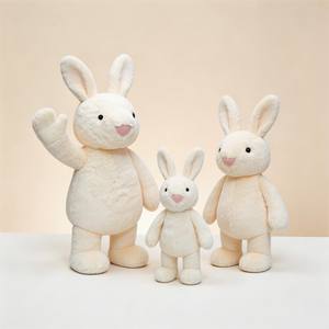 Cadeaux en peluche de Pâques Peluche jouets peluches mignonnes animaux en peluche longue oreille lapin lapin mignon doux amical lapin en peluche - Product Image 5