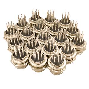 עיבוד שבבי סיכה מוצק דרך חור Gx16 8pin עם לוח pcb מצופה כסף pcb לוח זרוע m16 8p נקבה שקע - Product Image 5