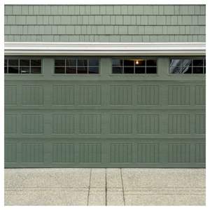 <span class=keywords><strong>Porte</strong></span> de garage <span class=keywords><strong>sectionnelle</strong></span> anti-pincement pour maison familiale - Fonction de fermeture douce protège les enfants et les animaux domestiques - Product Image 1