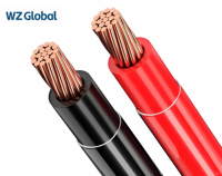 THHN/600 alambre de cobre con aislamiento de nailon V Alambre de construcción 20 18 16 14 12 10 8 6 4 AWG CU/PVC/Nylon 90 °C fábrica