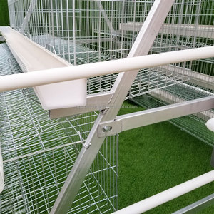 Automatico un tipo 3/4 livelli 1000 pollaio allevamento gabbia strato di pollame da allevamento galvanizzato batteria galline posa gabbia per uova per la vendita - Product Image 3