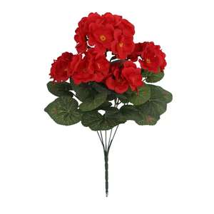 Fleurs artificielles de bégonia en soie faites à la main, très vendues à l'international, pour la décoration intérieure et extérieure de mariages et de la maison - Product Image 5