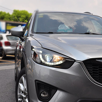 Faros Delanteros JH Car Styling para Mazda CX-5 2012-2016, Faros LED CX5 con Ojo de Ángel, LED DRL, HID Bi Xenón, Accesorios para Auto
