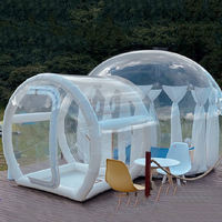 Vente en gros de dôme gonflable commercial en PVC de 3m et 4m pour aire de jeux extérieure, équipement de jeu souple, tente de fête, maison bulle