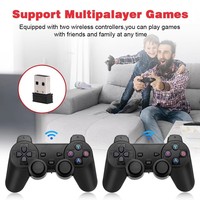Console de Jeu X2 Cross Border 4K HD PSP pour Téléviseur Domestique, Manette Sans Fil BT, Mémoire 64 Go, Plus de 9000 Jeux Intégrés, Prise AU