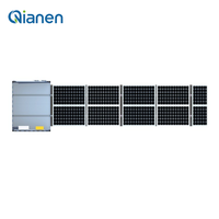 Système solaire photovoltaïque hybride pliable QIANEN 100KW au lithium-ion avec MPPT, générateur d'énergie mobile portable pour usage commercial
