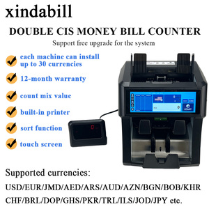 Contador <span class=keywords><strong>de</strong></span> Billetes con Pantalla Táctil Completa <span class=keywords><strong>de</strong></span> 7.84 Pulgadas, Doble CIS, Clasificador <span class=keywords><strong>de</strong></span> Monedas Múltiples, Detector <span class=keywords><strong>de</strong></span> Billetes Falsos con Impresora Integrada - Product Image 3