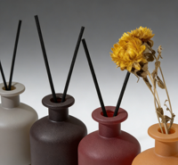 Diffuseur de parfum en verre mat C&H |   Diffuseur d'aromathérapie multicolore pour la décoration de la maison, vente en gros