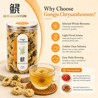 Thé aux fleurs de chrysanthème Gongju de qualité supérieure KUNYON, ingrédient à base de chrysanthème séché, thé botanique pour boissons