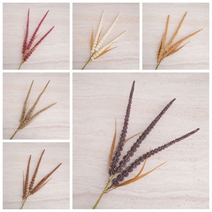 ดอกข้าวสาลีประดิษฐ์ CallaFloral สีแดงกุหลาบ สีขาวนวล สีเหลืองอ่อน สีน้ำตาลอ่อน สีม่วง สำหรับตกแต่งงานแต่งงาน ทำจากพลาสติก - Product Image 3