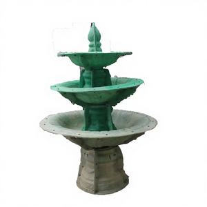 Grande fontaine en béton, pot de fleurs en ABS, résistance élevée pour la décoration de jardin extérieur - Product Image 1
