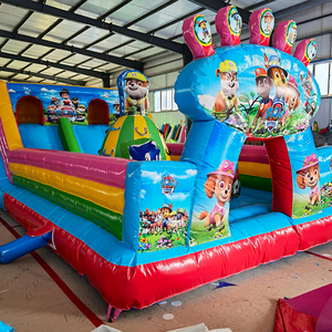 Castillo Inflable para Niños, Instalaciones de Entretenimiento Populares para <span class=keywords><strong>Fiestas</strong></span>, Tobogán Acuático Inflable, Castillo Inflable al por Mayor - Product Image 1