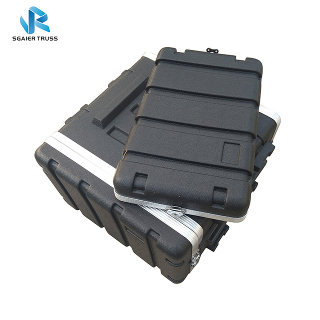 2U 4U 6U 8U 10U ABS Rack Flight Case / Plastic Rack Mount Case / Amp Cases for Sale