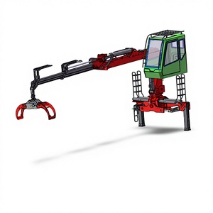 Gru con Pinza per Tronchi Montata su Camion |   Macchina Forestale con Braccio Telescopico Idraulico - Product Image 1