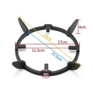 Support de cuisinière à gaz Good Heart, rond en fonte de 23 cm, à quatre griffes antidérapantes, pièces universelles pour ustensiles de cuisine - Product Image 1