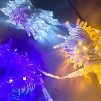 Guirlande lumineuse LED en PVC caoutchouc blanc chaud IP65, pour intérieur et extérieur, paysage, Noël, Pâques, Ramadan, lumière décorative à intensité variable