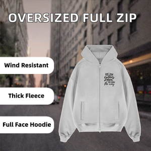Sweat-shirt à capuche oversize pour homme, imprimé lettres, poche avant, style streetwear décontracté - Product Image 2