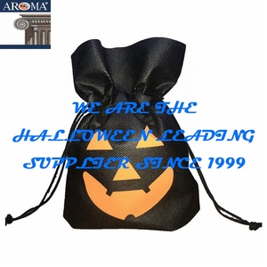 Bolsa de Regalos para Niños con Diseño de Halloween, Modelo 1720W, Cuerda de Nailon, Tela No Tejida, Patrón Impreso, Decoraciones de Pared para Fiestas Infantiles - Product Image 3