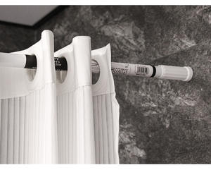 <span class=keywords><strong>Tringle</strong></span> télescopique épaissie personnalisée sans adhésif pour les tringles à sécher les vêtements ménagers, les tringles à rideaux de <span class=keywords><strong>douche</strong></span> et les cintres de garde-robe - Product Image 6