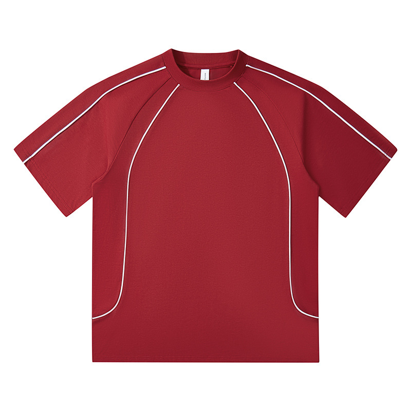 Wine red mixed with coconut white