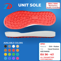 Semelle extérieure légère antidérapante en EVA cimenté Dongzhuo avec micro-croûtes en caoutchouc pour chaussures urbaines décontractées et athlétiques