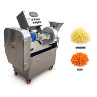 Fruit- en groentesnijmachine Commerciële groentesnijder Versnippermachine voor peterselie Komkommer Groentesnijmachine