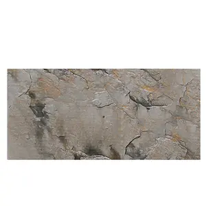 3D effect natural stone golden iolite MCM flexible tiles exterior wall cladding for floor