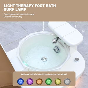 Nail Salon Multifunction Custom Design Foot Bath <b>Chair</b> Manicure Adjustable Recline Foot Spa Massage Pedicure <b>Chair</b> - Product Image 4