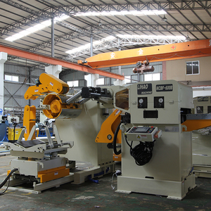 Trung bình tấm 3-in-1 servo Feeder thủy lực tự động san lấp mặt bằng đấm dây chuyền sản xuất động cơ cho cuộn dây kim loại <span class=keywords><strong>uncoiling</strong></span> tấm - Product Image 2