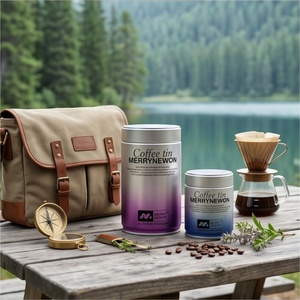 Boîte à café personnalisée en métal et boîte en métal de qualité alimentaire pour le stockage hermétique des grains d'espresso moulu - Product Image 3